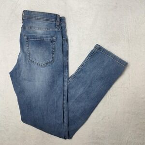 The Perfect Jean NYC Jeans Mens 32x34 Blue Slim Tapered Light Stretch Denim Work